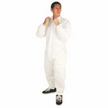 PC100 Protective Coveralls w/ Elastic Back, Wrist & Ankles (Medium)